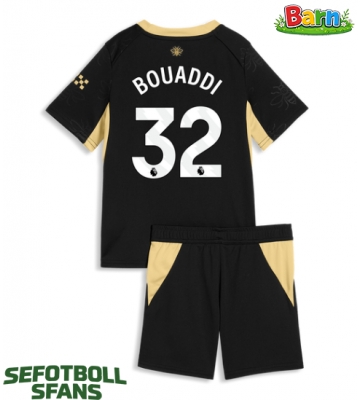 Manchester City Ayyoub Bouaddi #32 Bortaställ Barn 2026-27 Kortärmad (+ Korta byxor)